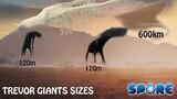 Trevor Henderson Giants Size Comparison 2 | SPORE