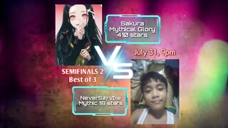 Sakura VS. NeverSสץ๖ۣƊie | Semifinals 2 - Full Game | FIRST EVER 1v1 ML ONLINE TOURNAMENT