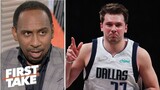 FIRST TAKE | Stephen A. "real dangerous in West" Mavericks def. Jazz Game 3 even without Luka Doncic