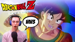 DBZ KAKAROT STARTED WW3?!?! - Dragon Ball Z Kakarot Trailer Reaction