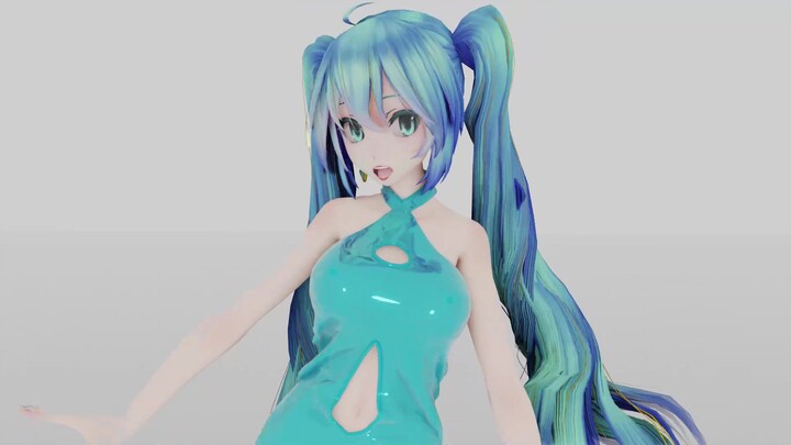 【初音MIKU|布料解算|服装配布】初音给大家拜年了