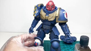 [Daging Mentah Kanton] MacFarlane 150's Warhammer 40K Space Marine, proses keringanan tingkat awal u