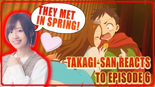 Takagi-san Voice Actress TAKAHASHI RIE Reaction to Episode 6 | Karakai Jouzu no Takagi-san [ENG SUB]