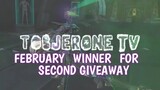 February Give aways Second Winner