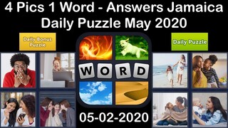 4 Pics 1 Word - Jamaica - 02 May 2020 - Daily Puzzle + Daily Bonus Puzzle - Answer - Walkthrough