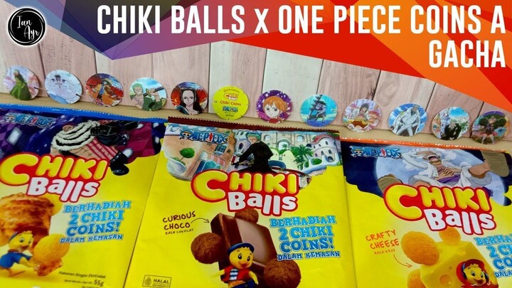 [ GACHA ] Chiki Balls x One Piece ワンピース Coins A Koin Luffy ルフィ Nami ナミ Zoro ゾロ Sanji サンジ Usopp ウソップ