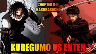 Review Chapter 8-9 Kagurabachi - Pertarungan 2 Pengguna Mythical Sword - Enten Vs Kuregumo!