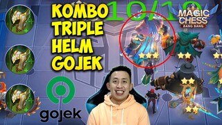 Kombo Triple Helm Gojek nih bos!! Driver Ojol Full Senyum liat kombo ini!! | Magic Chess Indonesia