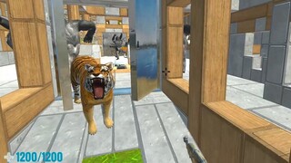 Survive in Lost Lab. Animal Revolt Battle Simulator