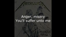 03 Harvester Of Sorrow Lyrics - Metallica
