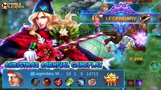 New Revamped Lancelot Gameplay , Christmas Carnival Skin - Mobile Legends Bang Bang