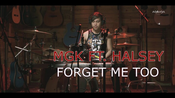Zach Alcasid - Machine Gun Kelly ft. Halsey - forget me too (Drum Cover)