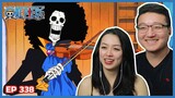 BROOK THE MUSICIAN JOINS THE CREW?! | One Piece Episode 338 Couples Reaction & Discussion