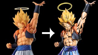 [Repaint Display] Eyewear Factory Dragon Ball LC Gogeta Scenic Figure Two-dimensional Repaint Displa