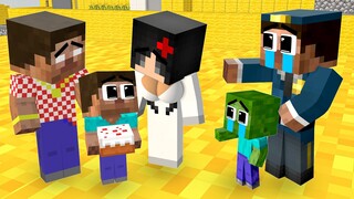 Monster School : DESTINY Baby Zombie Family - Sad Story - Minecraft Animation