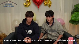 Kim Jiwoong💋Yoon Seobin_s Live on YouTube 101122 _kimjiwoong _yoonseobin _boyslove _loveislove