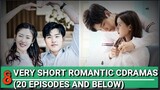 VERY SHORT ROMANTIC CHINESE DRAMAS RECOMMENDATIONS (20 EPISODES AND BELOW)