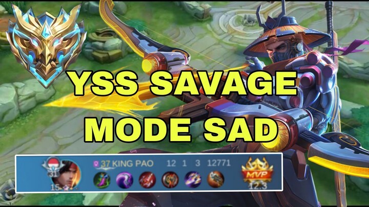 YSS SAVAGE MODE SAD BIKIN MUSUH KETAR KETIR ‼️