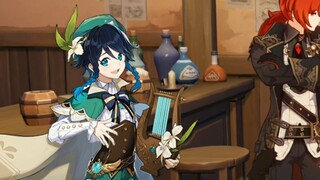 Ur in Diluc's Tavern ignoring Venti cuz ur crying over ur ex so he kills you (ASMR)