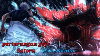 drawing gojo vs sukuna (jjk)
