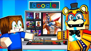 Google GLAMROCK FREDDY ใน Minecraft Security Breach Five Nights ที่ Freddys FNAF