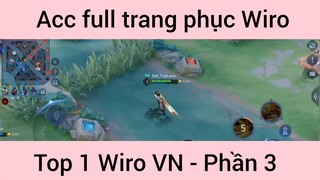 Acc full trang phục Wiro top 1 VN #3