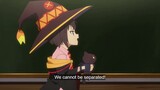 megumin trying to convince her teacher |KonoSuba: An Explosion on This Wonderful World!