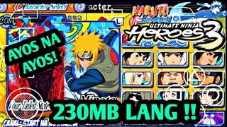 NARUTO ULTIMATE NINJA HEROES 3 || PPSSPP ANDROID || TAGALOG TUTORIAL