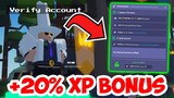 How to Get +20% XP Bonus (Roblox Bedwars)