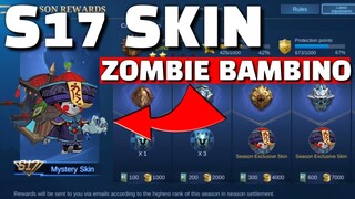 S17 SKIN | CYCLOPS | ZOMBIE BAMBINO | Season 17 skin confirmed | MLBB