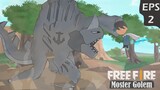 Animation free fire - melawan moster penunggu pulau harta - EPISODE 2