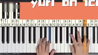 Piano】 Nada "yuri di atas es" mengalir seperti ombak