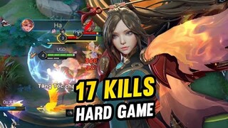 BUTTERFLY GAMEPLAY 17 KILLS HARD GAME - ARENA OF VALOR