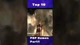 Top 10 PSP games for Android Part1 #pspgames  #ppsspp  #godofwar #gaming  #