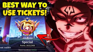 Jujutsu Duel BEST WAY TO USE ARENA TICKETS! Beginner's Guide