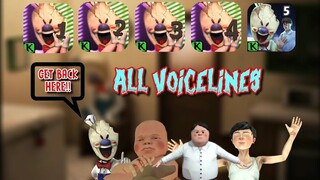 Rod Sullivan's All Voice Lines Compilation in Ice Scream 1, 2, 3, 4, 5