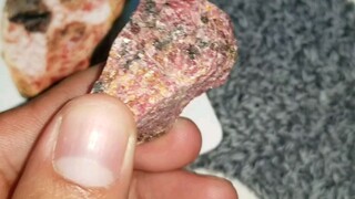 Rhodonite crystal