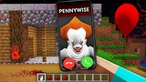 DON'T BE FRIENDS WITH PENNYWISE AT 3:00 AM in MINECRAFT how to summon giant PENNYWISE