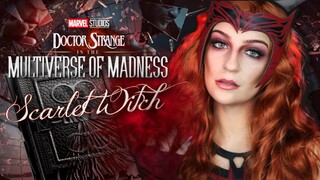 Scarlet Witch Cosplay Makeup Tutorial【Doctor Strange in the Multiverse of Madness】| Madalyn Cline