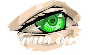 Digital Coloring || Green Eye