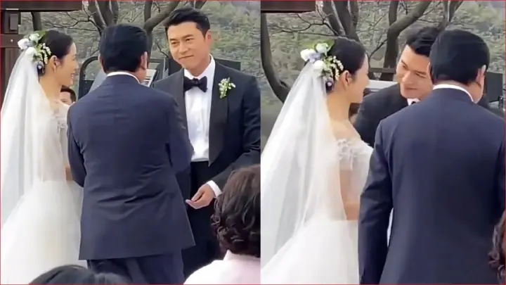 Hyun Bin and Son Ye Jin WEDDING CEREMONY || Vow Exchange and Kiss as Husband and Wife
