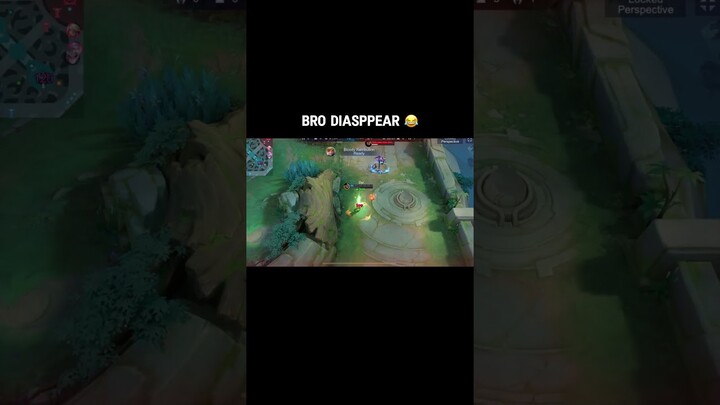 bro disappear 😂 #mlbb #mobilelegends