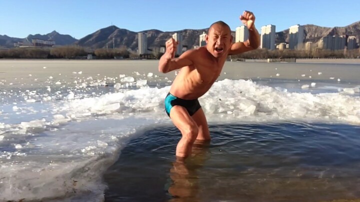 Cold water baths are dangerous! Please do not imitate! On December 24, 2021, Chaoyang Winter Swimmin