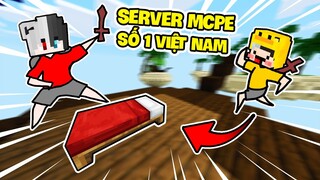 SIRO HÓA THÀNH SÓI TIÊU DIỆT TOÀN BỘ HERO TEAM KHI CHƠI BEDWARS TRONG SERVER MCPE SỐ 1 VIỆT NAM