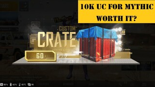 custom crates for mythic items | PUBG Mobile