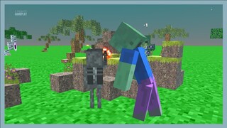 Craft School: Monster Class | 3 Minute Gameplay e.07 | Lesson 5 Zombie Apocalypse | Wither & Zombie