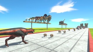 1 vs 2 Carnivore vs Mammals - Animal Revolt Battle Simulator