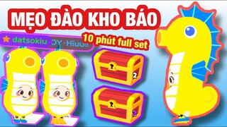 HƯỚNG DẪN "MẸO ĐÀO KHO BÁO" 10 PHÚT FULL SET "ĐỒ CÁ NGỰA VÀNG" TRONG PLAY TOGETHER