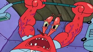 Mr. Krabs transforms into a muscle maniac with extremely strong arms, and can tear the dragon apart 