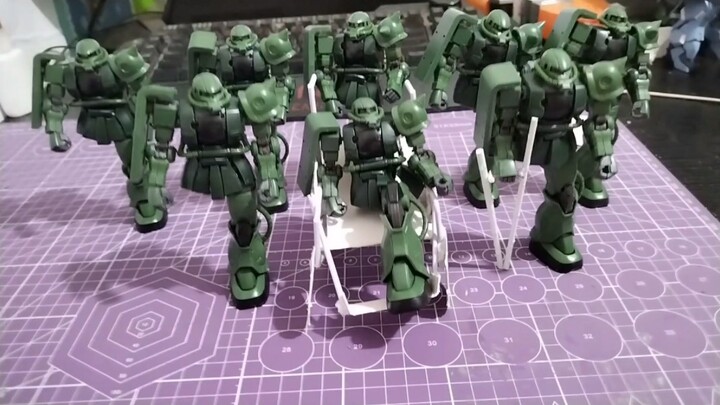 The follow-up parts of the beautiful Zaku have arrived